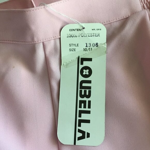 NWT Loubella Vintage Pants High Waist Wide Leg Light Pink Women's Size 10-11 - Picture 5 of 9
